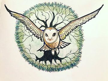 The owl and the tree of life van Michael de Boer