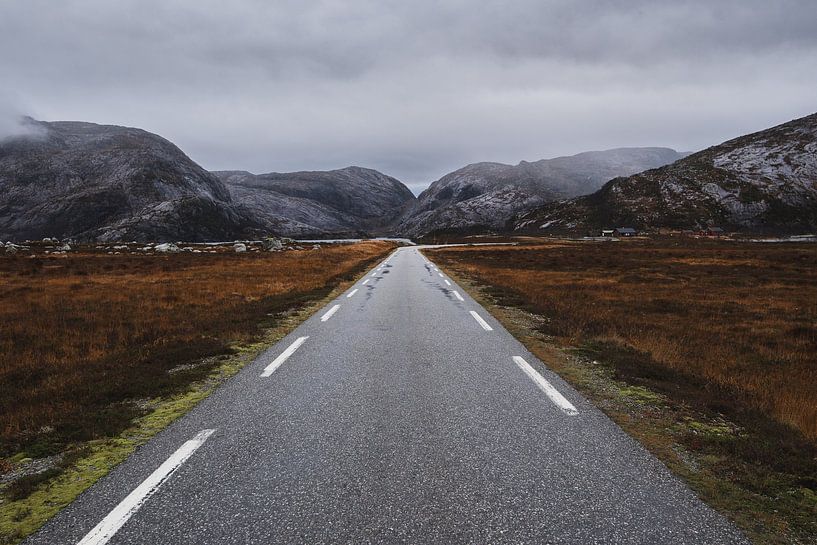 Paysage à Sandvatnet en Norvège par Marcel Nauta