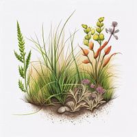 Harmonie van wilde weiden