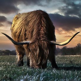 My favourite Highlander bull by Wim van Beelen