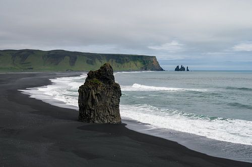 Zwart strand in IJsland