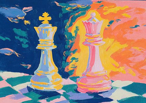 Schaken: koning en koningin