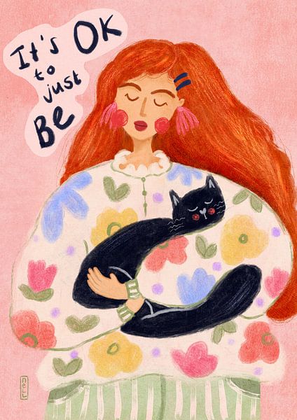 It&#039;s Ok To Just Be Drawing by Dirkie Nell