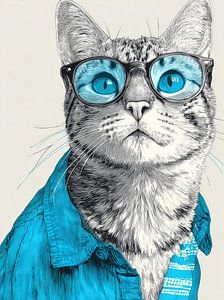 Hipster Cat 18