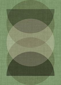 TW living - Linen collection - abstract objects green sur TW living