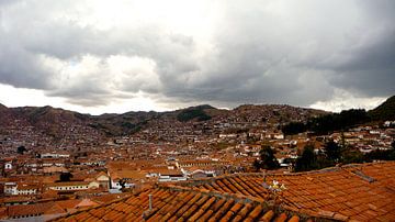 'Rode daken', Cuzco- Peru von Martine Joanne