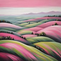 Pink Valley 1.9 Schilderij