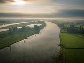 IJssel zonsopgang panoramisch landschapsgezicht van Sjoerd van der Wal Fotografie thumbnail