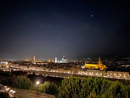 Florence at night by Emma Van Leur