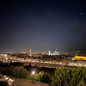 Florenz bei Nacht von Emma Van Leur