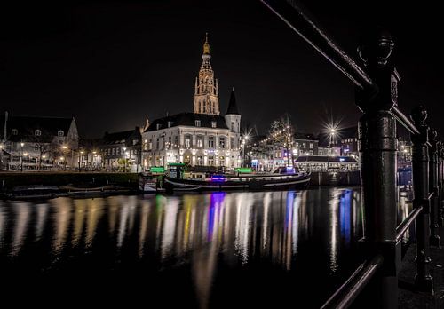 Breda bei Nacht - Spanjaardsgat von Janine Schreurs Images