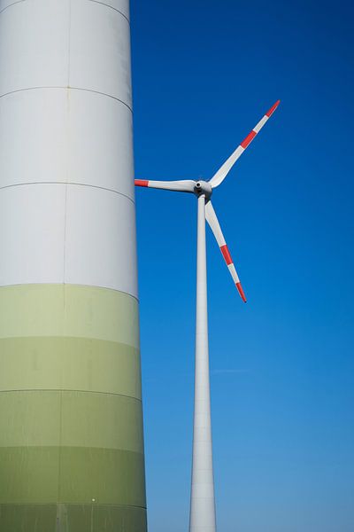 Wind turbine for the production of green electricity by Heiko Kueverling