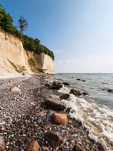 Kreidefelsen an der Küste der Ostsee auf der Insel Rügen