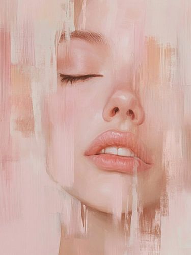 Modernes abstraktes Porträt