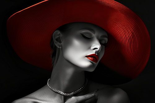 fantasie model vrouw glossy