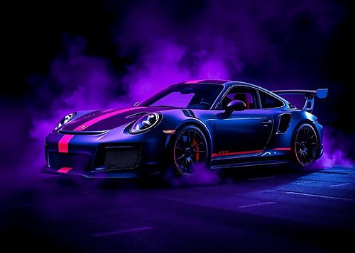 Porsche 911 GT3 RS Neon 4