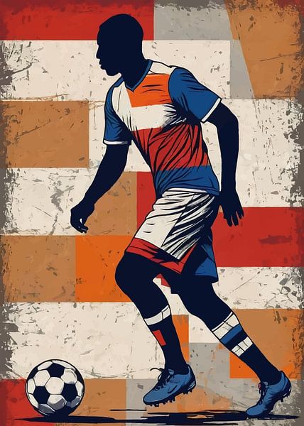 Nederland Voetbal Schaduw Silhouet van MIROKKU