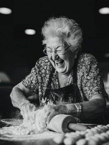 Laughing with Nonna