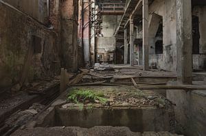 Ruwbouw in een fabriek van Perry Wiertz