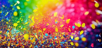 Panorama Confetti Background Illustration by Animaflora PicsStock