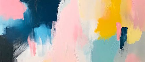 Explosion de couleurs abstraites dans le style artistique
