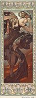 Étoile Du Soir (1902) by Alphonse Mucha