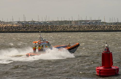 De reddingbrigade onderweg van Wijk aan Zee