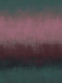 Paysage abstrait aux couleurs douces – décoration murale moderne et minimaliste sur Dina Dankers