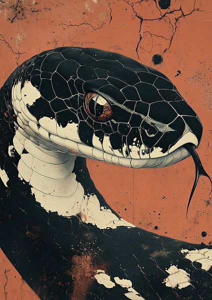 The eye of the hidden: A snake with a hypnotic gaze by Niklas Maximilian