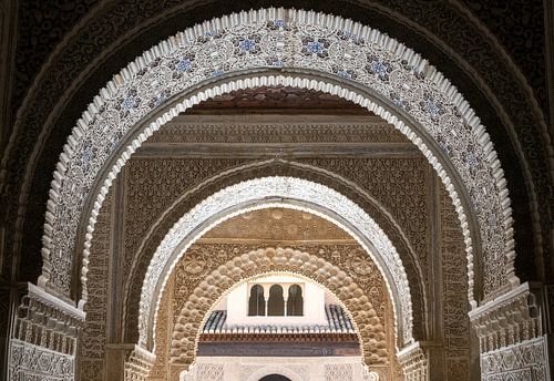 Alhambra - Gewelf nabij 'Patio de Los Leones'