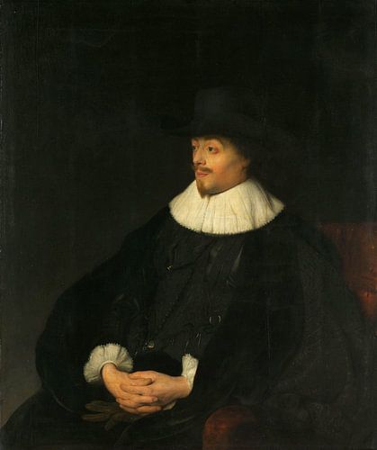 Portret van Constantijn Huygens, Jan Lievens, ca. 1628 - ca. 1629