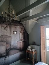 Klantfoto: De verlaten slaapkamer van Eus Driessen, als behang