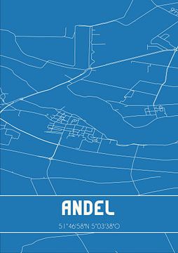 Blueprint | Map | Andel (North Brabant) by Rezona