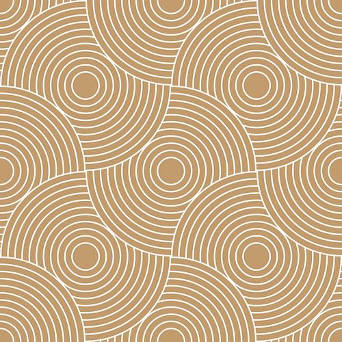 Retro Japans patroon. Abstracte geometrische illustratie in goud 3