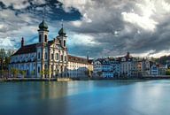 Jesuitenkirche Luzern von Ilya Korzelius Miniaturansicht