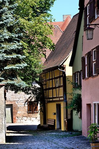 Dinkelsbühl, historic town centre, alleyway