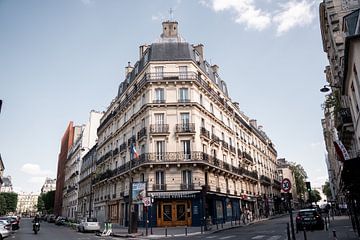 Mooie straat in Parijs van Jitske Seckel