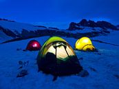 Camping im Schnee von Menno Boermans Miniaturansicht