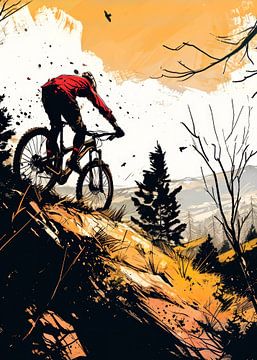 Cycling Bike sport art #cycling by JBJart Justyna Jaszke