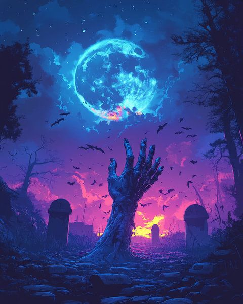 Cimetière d'Halloween par Jordan