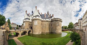 Panorama Château des ducs de Bretagne in Nantes von Dennis van de Water