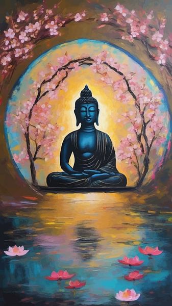 Buddha / Boeddha Abstract by MIROKKU
