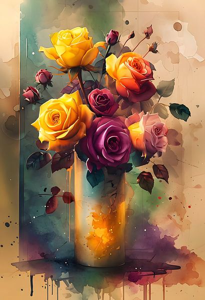 Dekorative Vase von Ljupka Kareska
