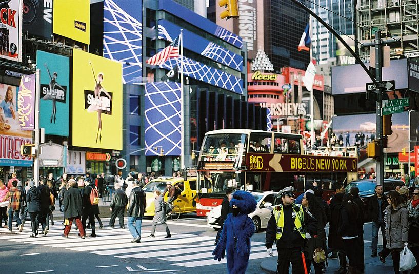 New York in kleur (analoog) van Lisa Berkhuysen