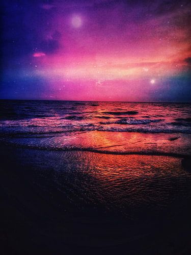 Sternenreiches und verträumtes Regenbogenmeer