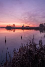 Windmill by a small lake by Moetwil en van Dijk - Fotografie