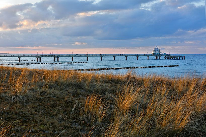 An Evening at the Baltic Sea in Spring by Gisela Scheffbuch