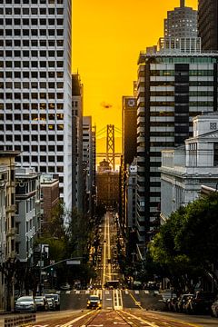 Gouden Uur San Fransisco Zonsopgang van Jan Hermsen