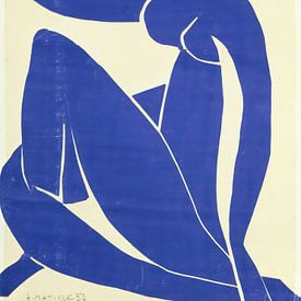 Henri Matisse. Nu bleu sur fond blanc