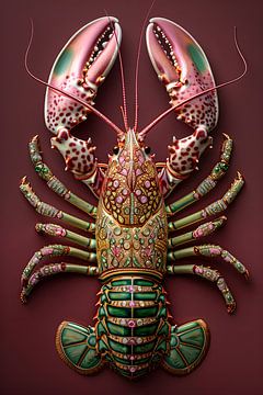Lobster Luxe - Edelsteen Kreeft van Marianne Ottemann - OTTI